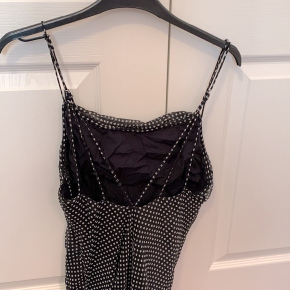 UO| Black and White dot Maxi Dress - Picture 6 of 7